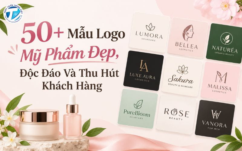 50+ Mẫu Logo Mỹ Phẩm Đẹp, Độc Đáo Và Thu Hút Khách Hàng